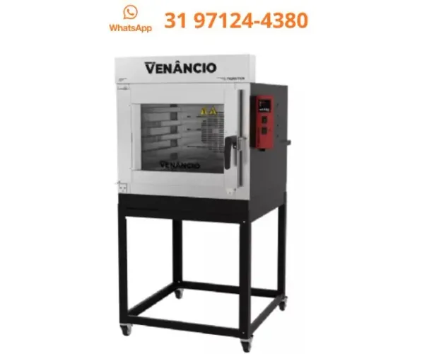 Forno Turbo 5 Esteiras a Gás Venâncio