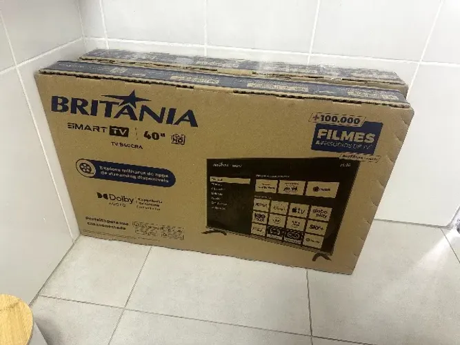 Tv Britania 40" nova lacrada na caixa com nota fiscal