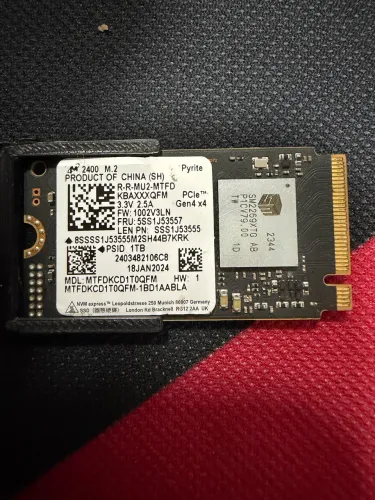 SSD NVMe 1TB (Novo)! (PCI4.0)