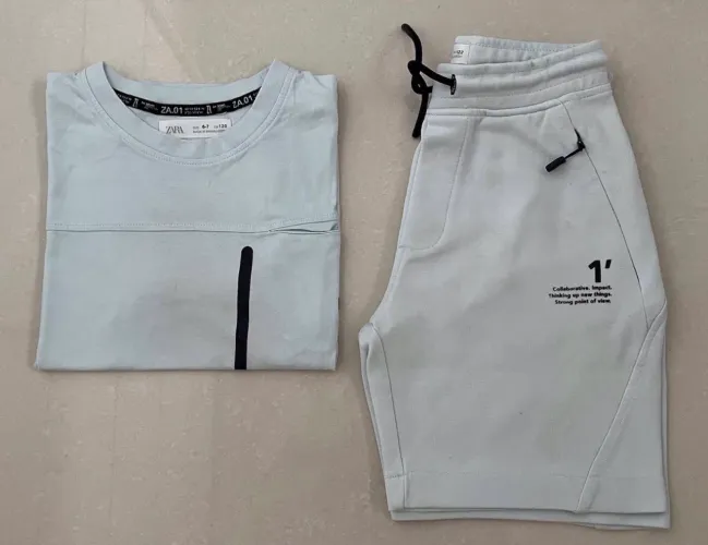 Conjunto (camiseta e bermuda) zara kids menino 