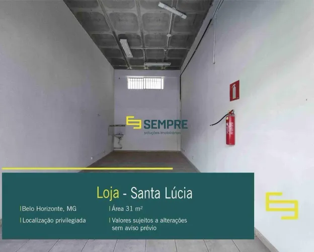 Loja para alugar no Santa Lucia - Belo Horizonte