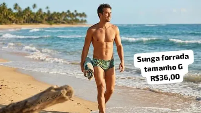 Sunga masculina adulto
