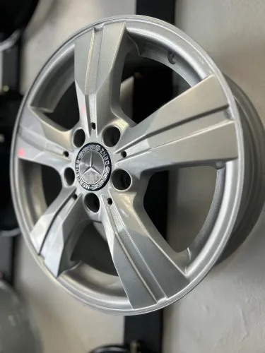 Jogo de Rodas Aro 16 Mercedes 5x112 Pintura prata