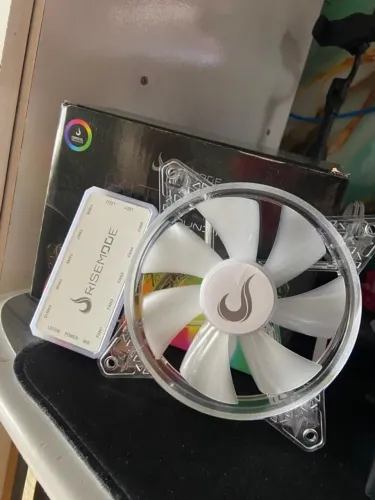 Controladora de fans/ventoinhas + 1 Fan Rise Mode Crystal Sound