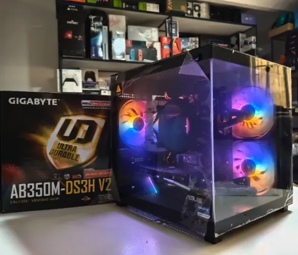 Pc gamer Ryzen 7 5700X, 16GB ram DDR4, RX 5700 8GB, M2 nvme 480GB, parcelo no cartão