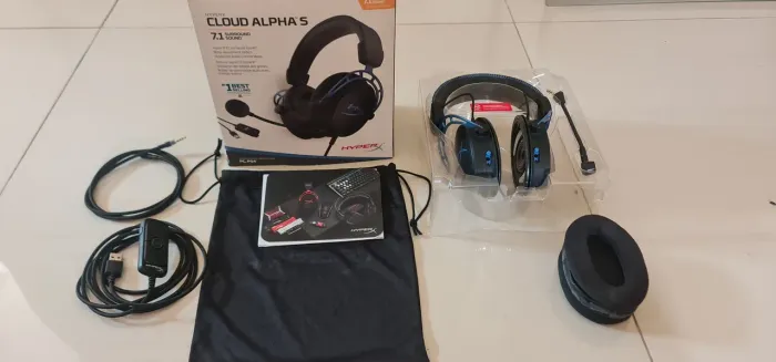 Headset Gamer HyperX Cloud Alpha S - Som Surround 7.1