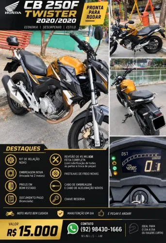 Vendo CB Twister 2020
