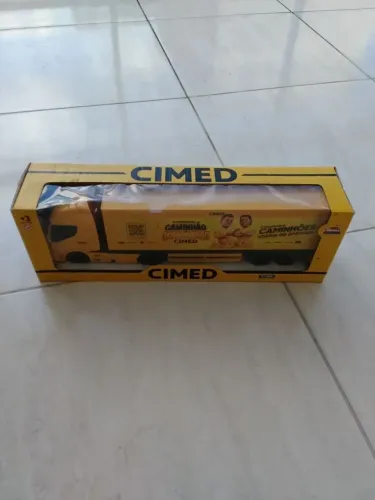 Miniatura Carreta bau  cavalo mecânico cimed