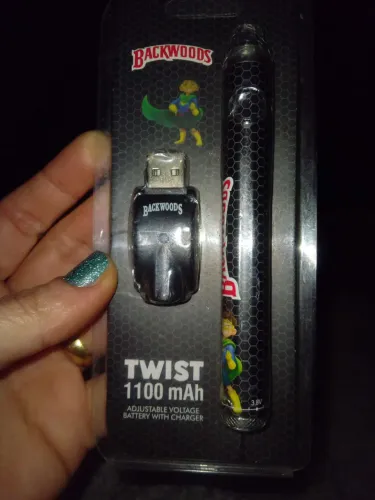 Bateria Recarregável Twist 1100 mAh com Carregador USB (Novo)<br>Des