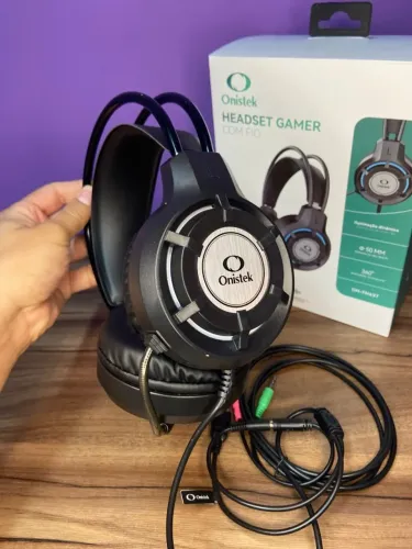 fone de ouvido Headset Gamer com Fio Onistek ON-FN637