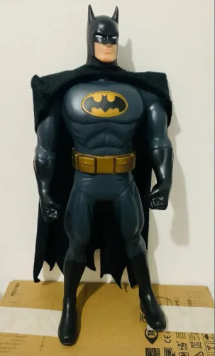 [Aceito Ofertas] Batman Gigante 50cm Capa Pano Vintage Colecionável