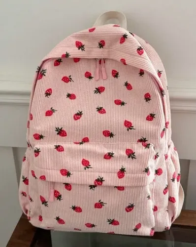 Mochila de veludo