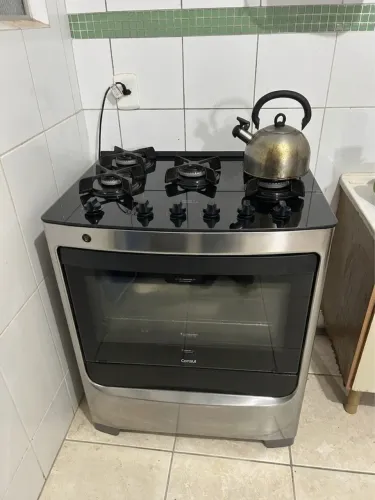 Fogão Consul 5 bocas com mesa de vidro | Ótimo estado