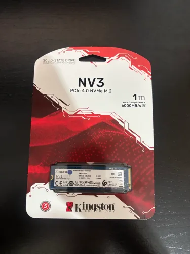 SSD Kingston NV3 1TB NVMe PCIe 4.0 M.2 - Novo Lacrado