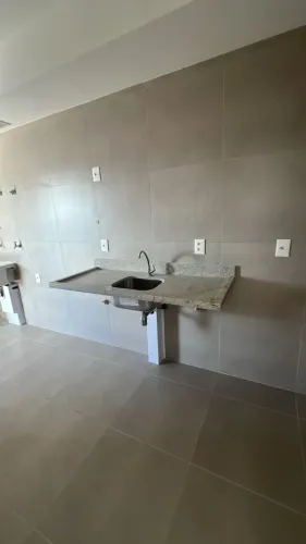 Bancada de Granito 1,40m Completa - Cuba Inox + Torneira + Sifão