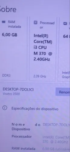 Notebook Dell