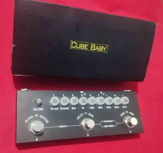 Pedal de Efeito Cuvave Cube Baby Preto