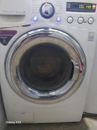 Lava e Seca LG Direct Drive 12kg / 7kg Branca - 100% Funcional