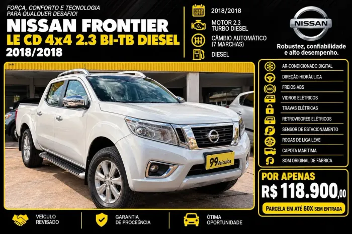 Nissan Frontier LE CD 4X4 2.3 Bi-TB Diesel Aut. 2018