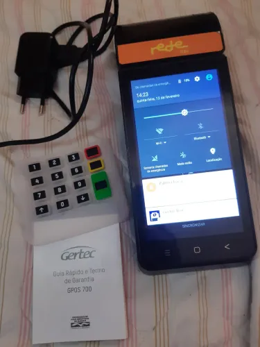 Maquina se cartao na caixa GERTEC GPOS 700