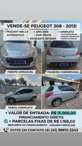 Peugeot 308 Allure 2.0 Flex 16V 5P Aut. 2013