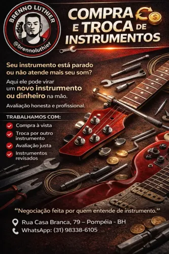 Compra Venda e troca de Instrumentos Musicais 