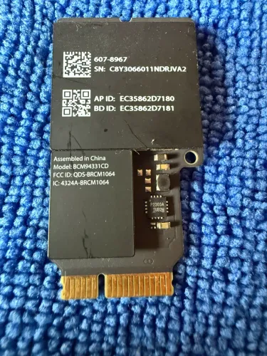 PLACA WIFI E BLUETOOTH APPLE BCM94331CD