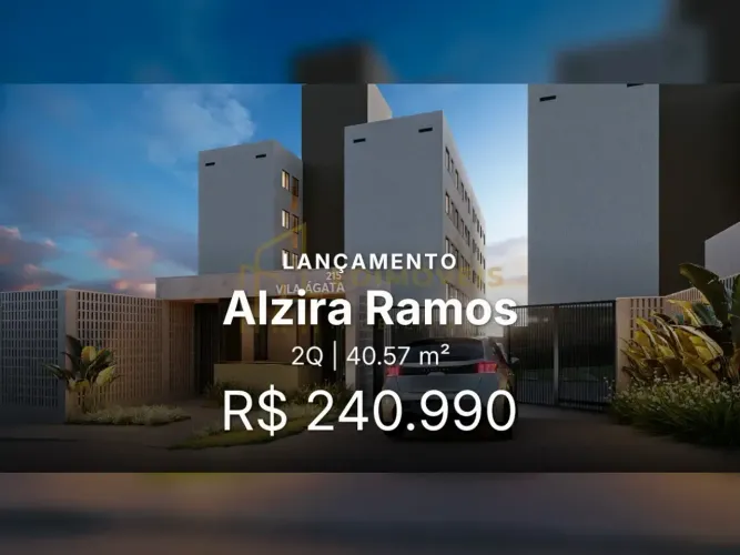 Conforto e Segurança em Alzira Ramos: Apartamento 2 Quartos à Venda!