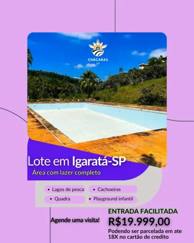 Pare de procurar: o terreno ideal em Igaratá está aqui!