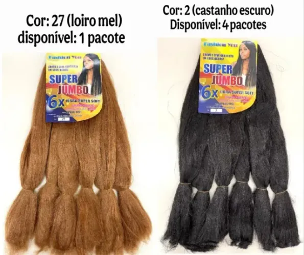 Cabelo Jumbo - Fibra Super Soft (Fashion You)