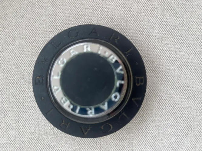 Frasco Vazio Perfume Bvlgari Black (Raro / Descontinuado) - Item De Coleção
