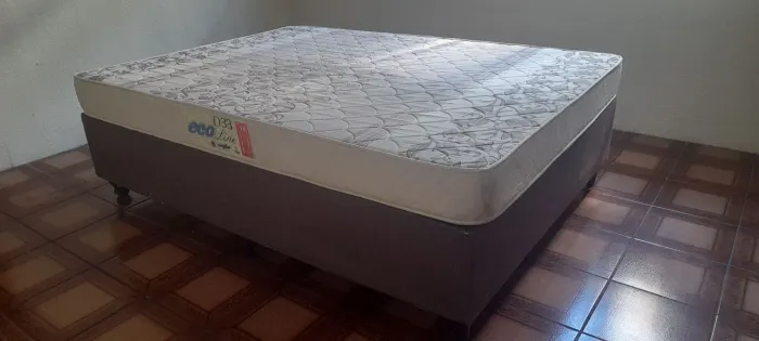 CAMA BOX (BASE + COLCHÃO) CASAL
