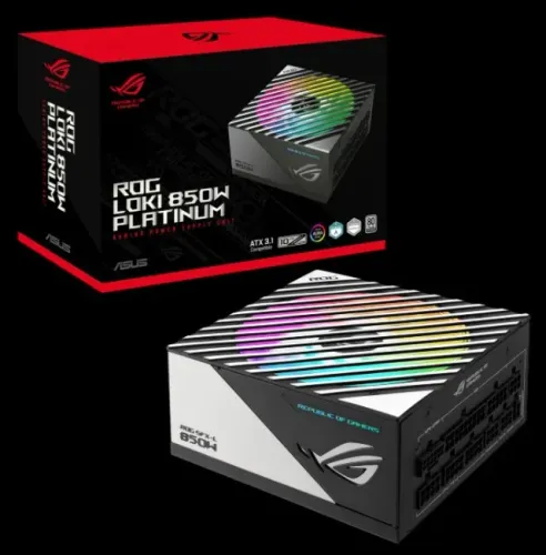Fonte ITX / ATX ASUS ROG LOKI SFX-L 850W 80 Plus Platinum ATX 3.0 3.1 PCIE 5.0 12VHPWR Ful