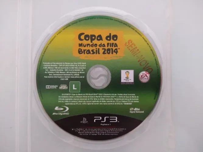 copa do mundo 2014 jogo original para Playstation 3