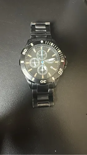 Náutica crono black diver 