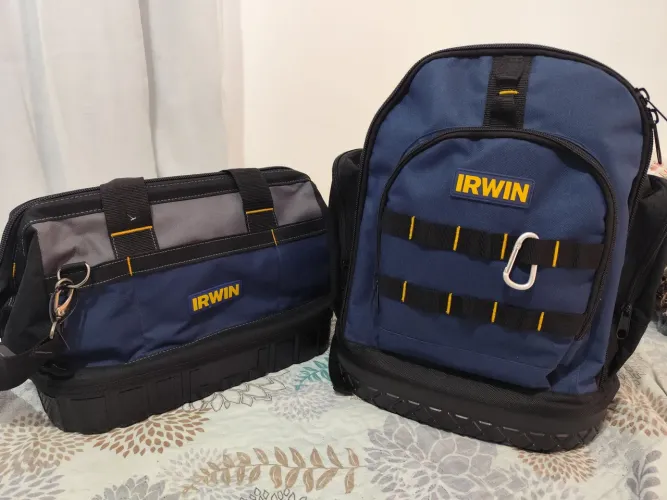 Mochila e bolsa de ferramentas IRWIN