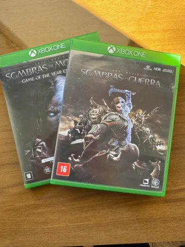 Jogos - Sombras de Mordor + Sombras de Guerra Xbox One 
