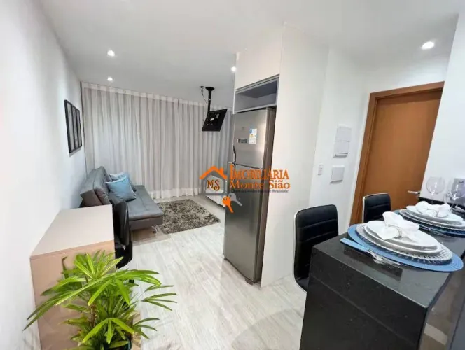Studio com 1 dormitório para alugar, 38 m² por R$ 5.225,00/mês - Centro - Guarulhos/SP