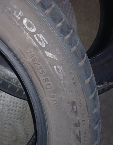 2 pneus Pirelli p7 205/55/17