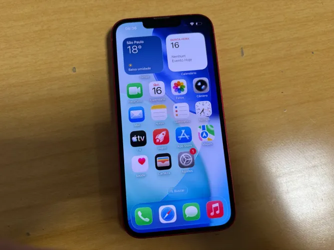 iPhone 13 256gb - product red com caixa