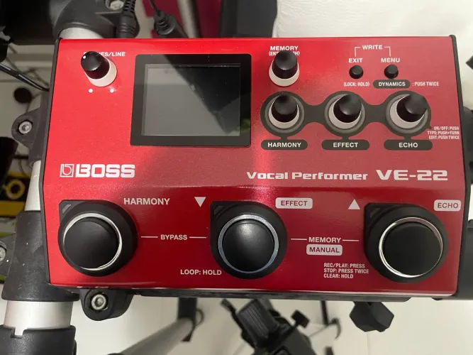 Pedal Vocal Boss VE-22 - Profissional | Nunca utilizado !
