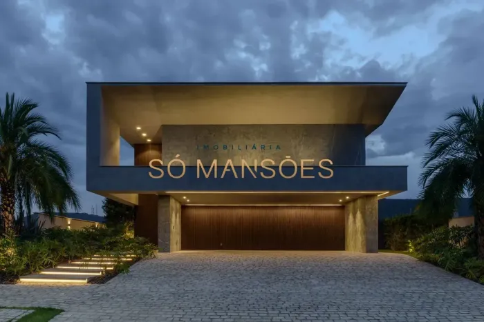 Mansão com 4 Suítes à Beira da Lagoa no Alphaville Lagoa dos Ingleses | Só Mansões.