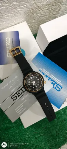 Relógio Seiko prospex tuna solar completo 