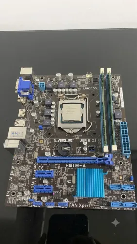 Kit Placa-Mãe ASUS H61 + Intel Core i7 3770 + 16GB RAM