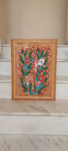 Quadro Pintura Folclórica Mexicana Arte