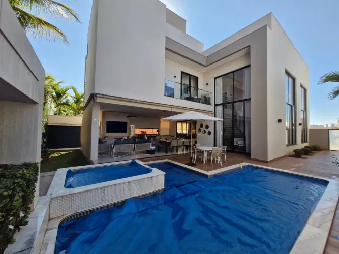Condomínio Jardins Gênova, Casa Sobrado, 03 Suítes, Escritório, Varanda Gourmet, Piscina A