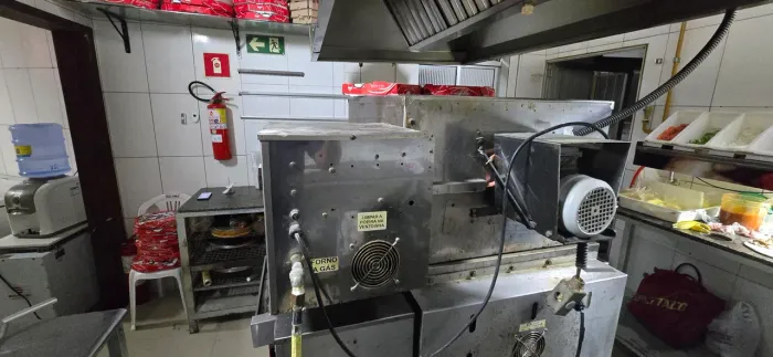Forno esteira a gas tupasy