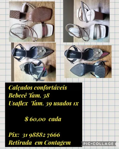Calçados confortáveis