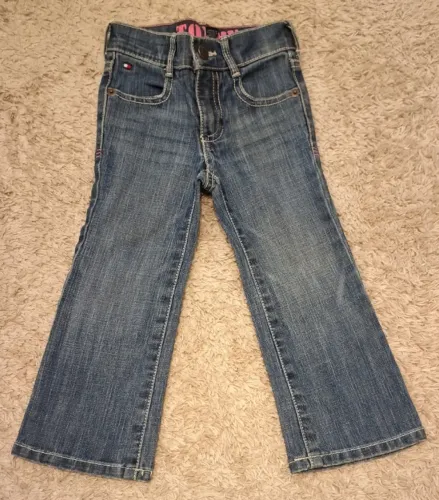 Calça jeans Tommy Hilfiger infantil Original Tamanho 2
