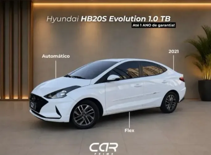 Hyundai HB20S Evolution 1.0 TB Flex 12V AUT 2021
